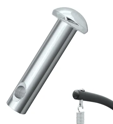Image de Vis de fixation, boulons de sécurité avec tige - Supports de suspension - Chaises suspendues - Hamacs - Balançoires - Matériau durable - Longueur : 8 cm - Supports de suspension