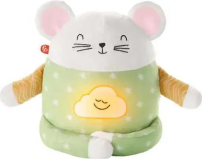 Image de Fisher Price Souris de méditation version nounours portugais jaune jaune One Size