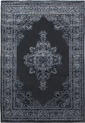 Productafbeelding van Oosterse tapijt, geschikt voor een woonkamer, grijs, 240x340 cm, rechthoekig