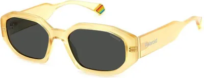 Produktbild von Polaroid Pld6189s40g Polarisierte Sonnenbrille Für Frauen Gelb  Mann Gelb One Size