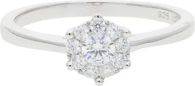 Produktbild von JuwelmaLux Ring Sterling Silber 925 rhodiniert mit Zirkonia JL10-07-3163 54