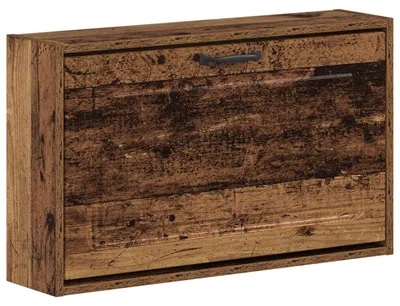 Imagen del producto de vidaXL Armario de zapatos de pared, modelo UTRECHT, 71 x 17 x 43 cm, madera reciclada