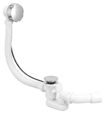 Image de Siphon De Baignoire Automatique REA Chrome