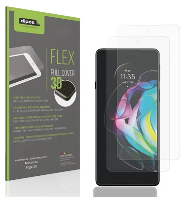 Immagine prodotto di 2x Pellicola protettiva opaca per Motorola Edge 20 Protezione Antiurto Anti-Shock
