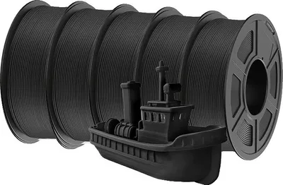 Immagine prodotto di filamento per stampante 3D, ecologico, alta qualità di stampa, SPIELG 5Black