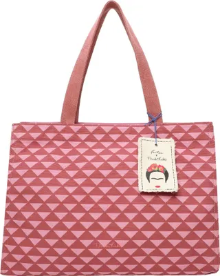 Produktbild von Fritzi aus Preußen Schultertasche Easy 01 Canvas Shopper Geo hellrot
