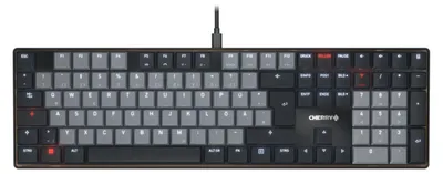 Produktbild von CHERRY KC 500 MX LP, Volle Größe (100%), Kabelgebunden, USB, Mechanischer Switch, QWERTY, Schwarz