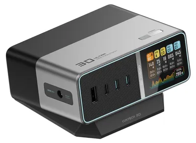 Obrázek produktu pro Cuktech TA3005U 300W nabíjecí stanice 5 v 1 s USB-C, stříbrná