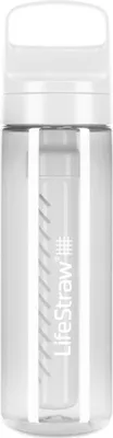 Zdjęcie produktu dla LifeStraw Go Series, 650 ml, Codzienne użytkowanie, Przezroczysty, Biały, Plastik, Polar White, Biały