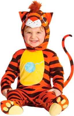 Produktbild von Widmann 2760G Kostüm Baby Katze Tiger Kostüm Strampler für Kinder Fasching Karneval