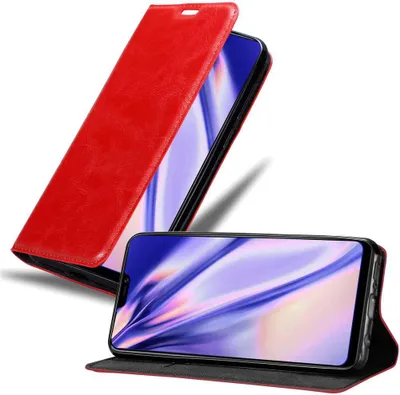 Obrázek produktu pro Cadorabo Case for Vivo Y85 Protective Case in Red Pouzdro na mobilní telefon s magnetickým zavíráním