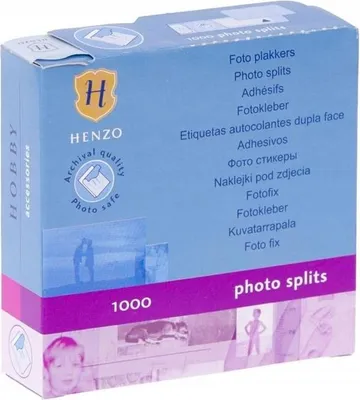 Obrázek produktu pro Henzo - Foto lepky na fotky a Hawidky 1000 ks.