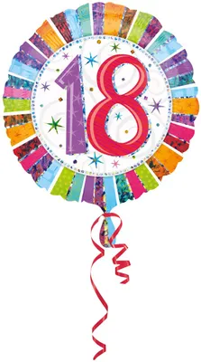 Produktbild von AMSCAN Radiant Birthday 18 0 0 0