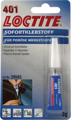 Produktbild von LOCTITE Sekundenkleber 195904 Blisterpack Tube 3g