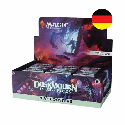 Produktbild von Magic the Gathering Duskmourn: Haus des Schreckens Play-Booster Display (36) deutsch