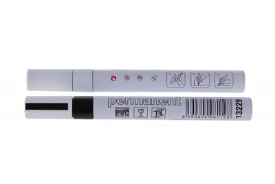 Produktbild von Permanent-Marker- schwarz , alu