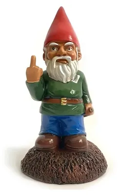 Gartenfigur 15 cm, bunte Gartendekoration, detailreich