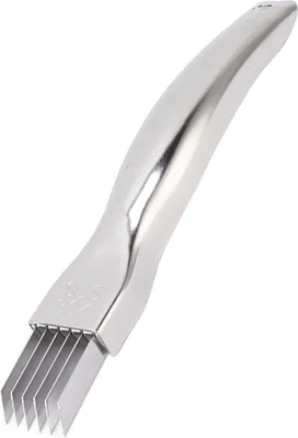 Obrázok produktu pre Nôž na nakrájanie cibule Ultra jemný nerezový nástroj na krájanie zeleniny, ktorý šetrí čas, na mrkvu, zemiaky, kuchynské potreby