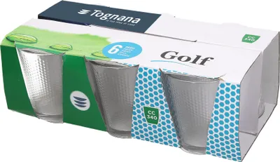 Zdjęcie produktu dla Tognana Porcellane Glass, Przezroczysty, Szkło, 6 szt., Okrągły, Przezroczyste, Glass