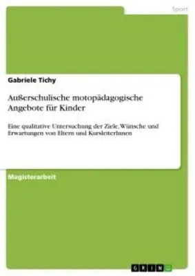 Zdjęcie produktu dla Außerschulische motopädagogische Angebote für Kinder