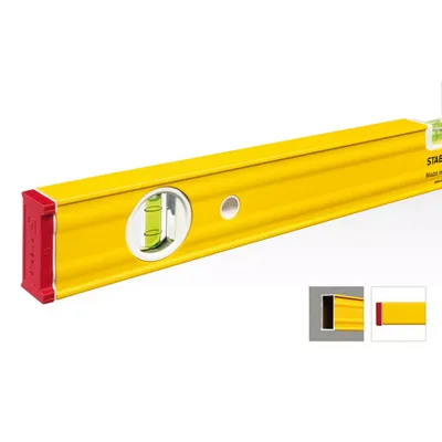 Immagine prodotto di Livella in metallo leggero Stabila 80 AS-2 100 cm 19172 Livella a bolla d'aria Livella in alluminio