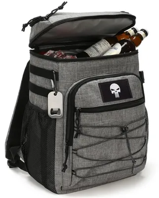 Immagine prodotto di Borsa termica zaino da 25 litri, zaino isolato, impermeabile e resistente alle perdite, colore grigio