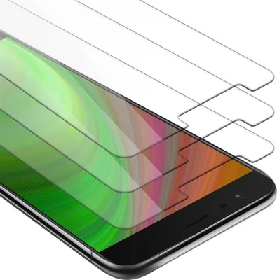 Produktbild von Cadorabo 3x Panzer Folie für OnePlus 3 Schutzfolie in Transparent Folie Tempered Display-Schutzglas