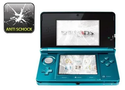 Produktbild von 2x Panzerfolie für Nintendo 3DS ANTI-SCHOCK Displayschutzfolie HD ULTRA KLAR