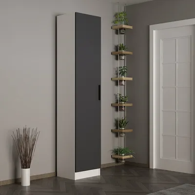 Obrázek produktu pro Skye Decor, Noah - 8208, Předsíňový stolek, antracit, 100% MELAMINBESCHICHTETE SPANPLATTEN, 45 x 35 x 210 cm