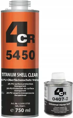 Obrázek produktu pro 4CR 5450 Ochrana karoserie Černá 1 l Titan Schel