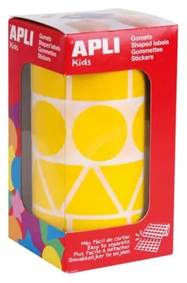 Produktbild von Apli gumdrops sortierte Figuren gelbe Rolle xl