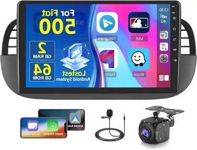 Produktbild von Android Autoradio für Fiat 500 – Multimediasystem – Navigationssystem – Autoradio – Touchscreen-Audio