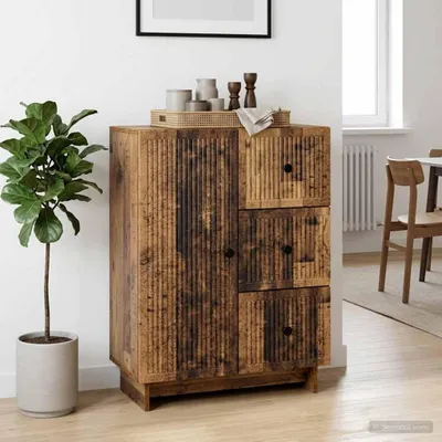 Obrázek produktu pro vidaXL Komoda ze starého dřeva 66 x 34,5 x 90 cm Dřevotřísková deska