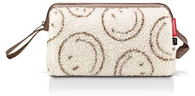 Produktbild von Reisenthel travelcosmetic, Kulturbeutel, Braun, Beige, Recyceltes Polyester, Muster, Reißverschluss, 1 Taschen