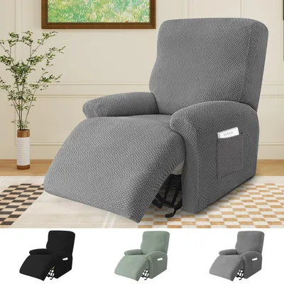 Immagine prodotto di Solidchoice - Set di 4 coprisedie in grigio
