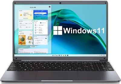 Produktbild von SGIN M15 Pro Notebook - 15,6 Zoll, Intel N4020, 4GB RAM, 128 GB SSD, Win11 Home, Black