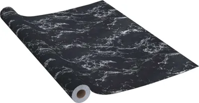 Zdjęcie produktu dla vidaXL Samoprzylepna folia meblowa o wyglądzie czarnego kamienia 500x90 cm PVC