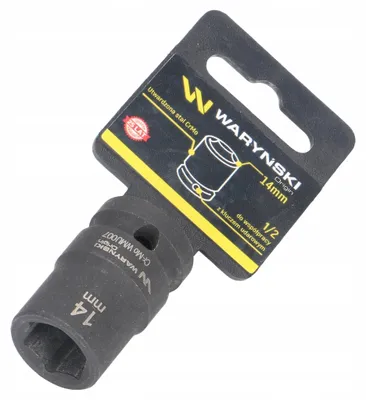 Obrázek produktu pro Waryński Nástrčná hlavice rázová 1/2" 14 mm šestihranná