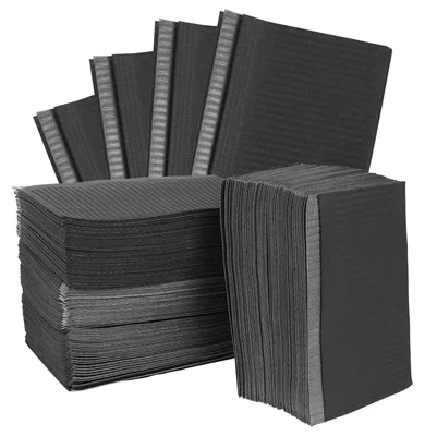 Productafbeelding van Solidchoice - 125 Stuks Waterdichte Tandarts Slabbetjes 33x45cm