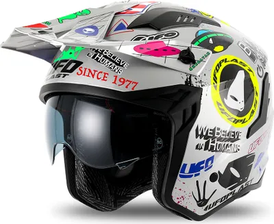 Immagine prodotto di Casco jet Ufo Sheratan argento M argento M
