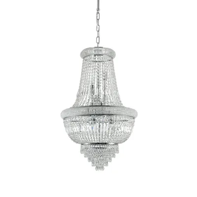 Image de Ideal Lux Suspension Dubai 10-flg. chrome 215969