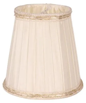 Immagine prodotto di Collezione Barocca, Clip per paralume, 11 cm, 11x11x11, tessuto, bianco