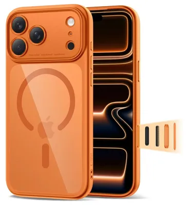 Obrázok produktu pre Tech-Protect 5906302333813, Ochranný obal, Apple, iPhone 17 Pro, 16 cm (6.3"), Oranžová, Priehľadná