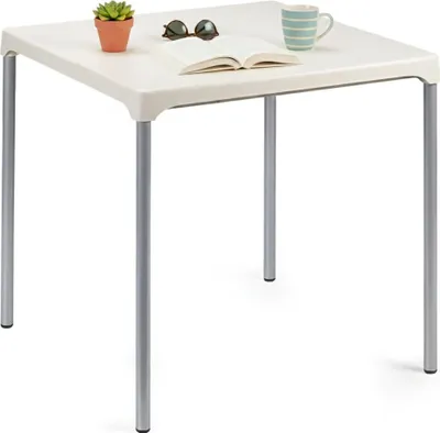 Produktbild von Brownstown - Outdoor-Tisch, 75x75x72h cm Weiß, 4 Plätze  Italy