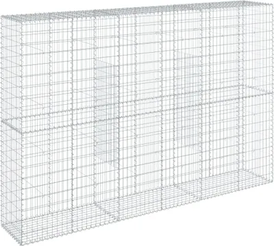 Zdjęcie produktu dla vidaXL Gabion z pokrywą 300x50x200 cm Ocynkowane żelazo