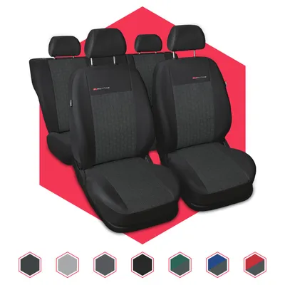 Produktbild von Autositzbezüge Universal Schonbezüge Sitzauflage PKW Schonbezug Polyester Grau