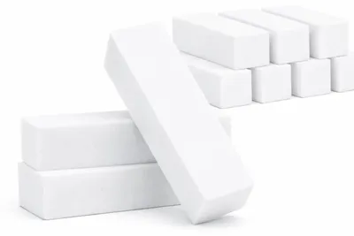 Immagine prodotto di Blocco per limare le unghie - Blocco lucidante per unghie - 10 pezzi - 9,5 x 2,5 x 2,5 cm - Bianco