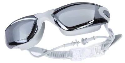 Image de Lunettes de natation anti-buée et bouchons d'oreille - Noir
