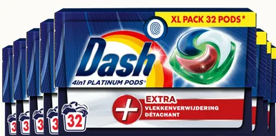 Immagine prodotto di Dash 4in1 Pods - +Extra Smacchiatore - Confezione Risparmio 8 x 32 Lavaggi (256 Pezzi)