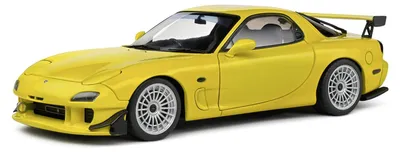 Modellauto Mazda RX7 FD RS 1994 1:18 gelb 32,2 cm